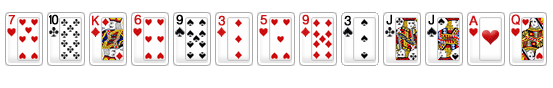 Example Chinese Poker Hand