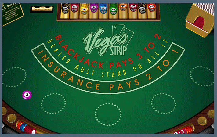 Vegas Strip Blackjack retos