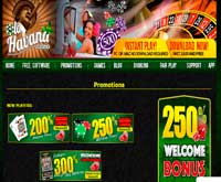 old havana casino promotions screenshot