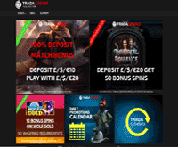 trada casino promotions screenshot