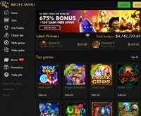 Homepage Rich Casino 