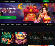 Katsubet Casino Homepage